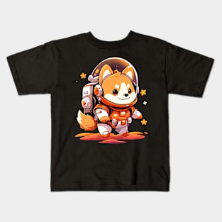 space corgi Kids T-Shirt